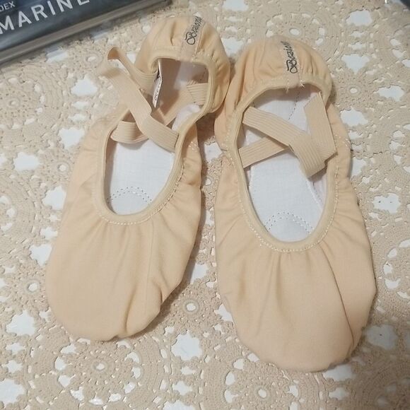 Bezioner Girls Canvas Ballet Shoes Slipper for Kids Women,Yog - Picture 4 of 10